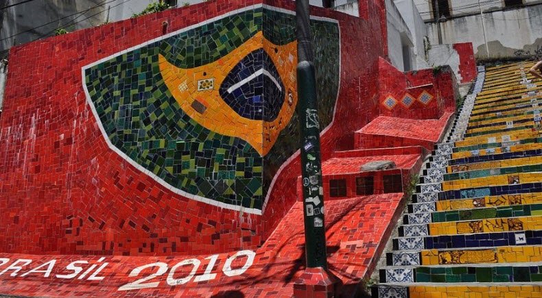 Selarón Steps (Escadaria Selarón), Rio de Janeiro, RJ, Brazil